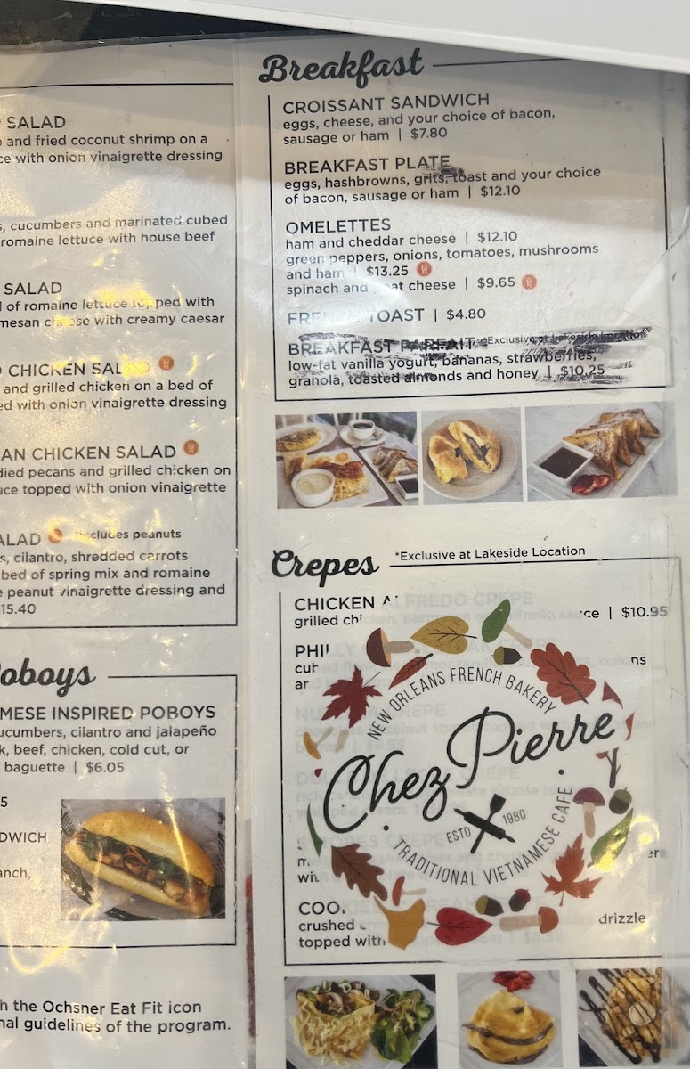 Chez Pierre French Bakery & Café Menu - Image 6